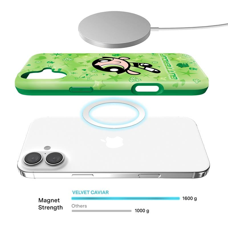 The Powerpuff Girls Buttercup Iphone Case - Trendy Magsafe-Compatible Phone Cases with Shockproof Protection Cases for Iphones