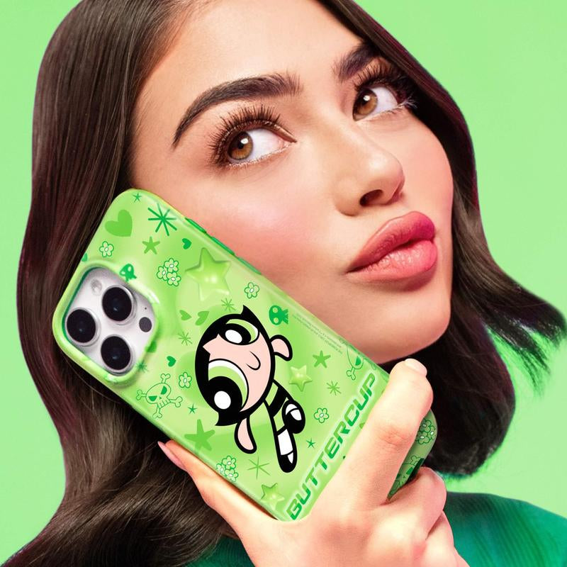 The Powerpuff Girls Buttercup Iphone Case - Trendy Magsafe-Compatible Phone Cases with Shockproof Protection Cases for Iphones