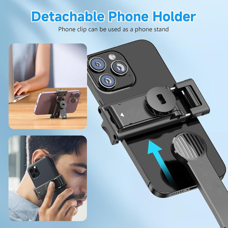 Extendable Selfie Stick Tripod with Wireless Remote Tripod Stand, Portable, Lightweight, Compatible with Iphone 15 14 13 12 Pro Xs Max X 8Plus, Samsung Smartphone and More