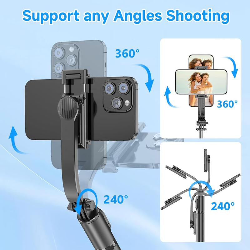 Extendable Selfie Stick Tripod with Wireless Remote Tripod Stand, Portable, Lightweight, Compatible with Iphone 15 14 13 12 Pro Xs Max X 8Plus, Samsung Smartphone and More